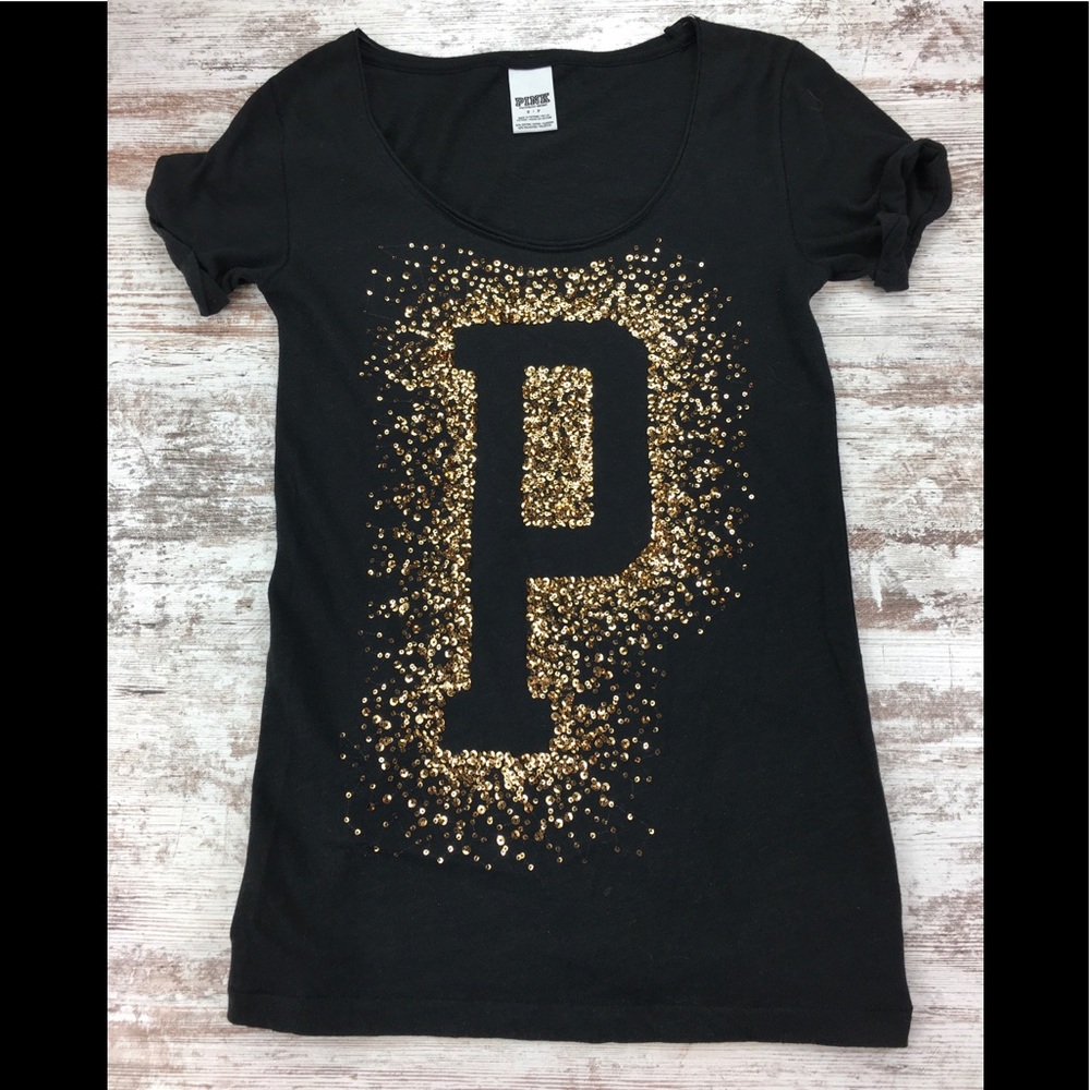Victoria’s Secret PINK Scoop Neck Shirt T-Shirt